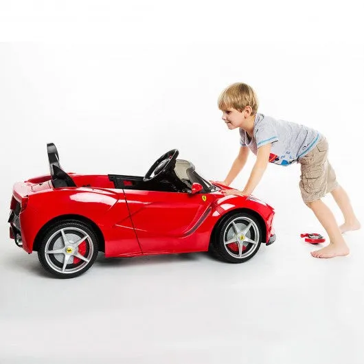 12 V LaFerrari Kids Ride on Car w/ RC   MP3   LED Lights