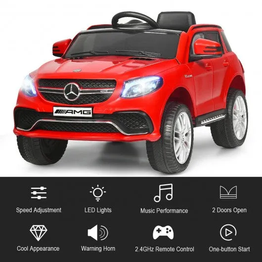 12V Mercedes Benz GLE Licensed Kids Ride On Car -Red