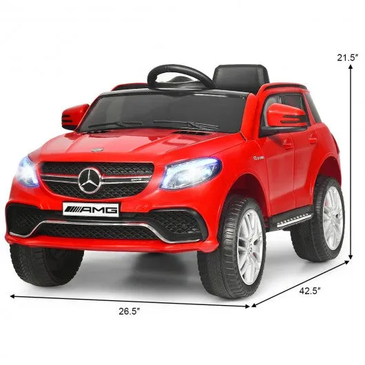 12V Mercedes Benz GLE Licensed Kids Ride On Car -Red