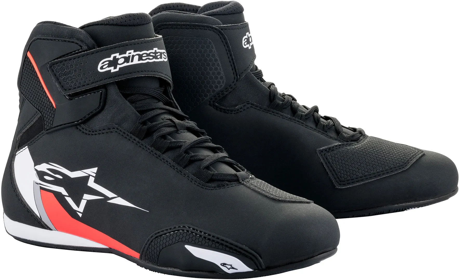 Alpinestars Sektor Motorcycle Boots, Black/White/Red