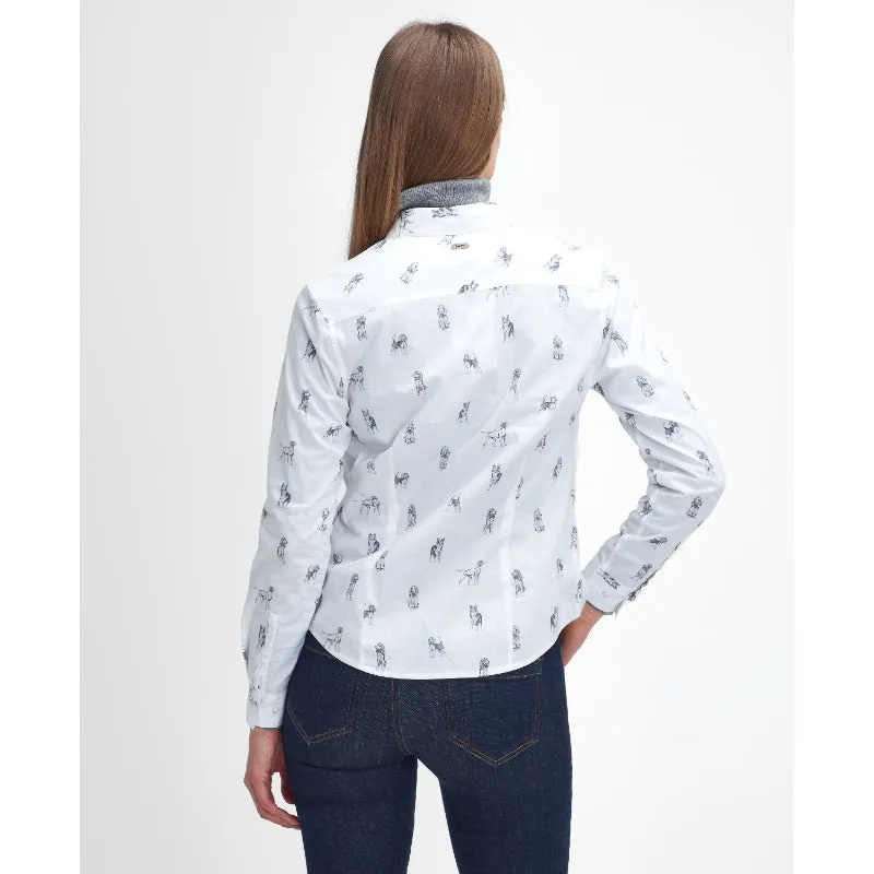 Barbour Brambles Ladies Shirt - Dog Print