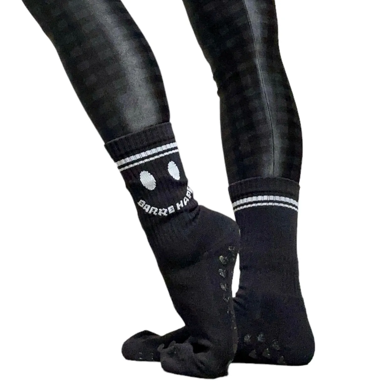 Barre Happy - Crew Grip Socks