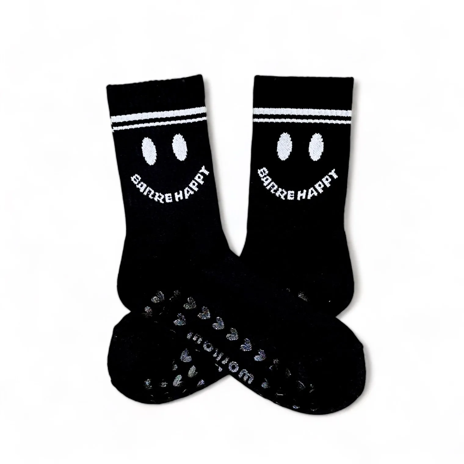 Barre Happy - Crew Grip Socks