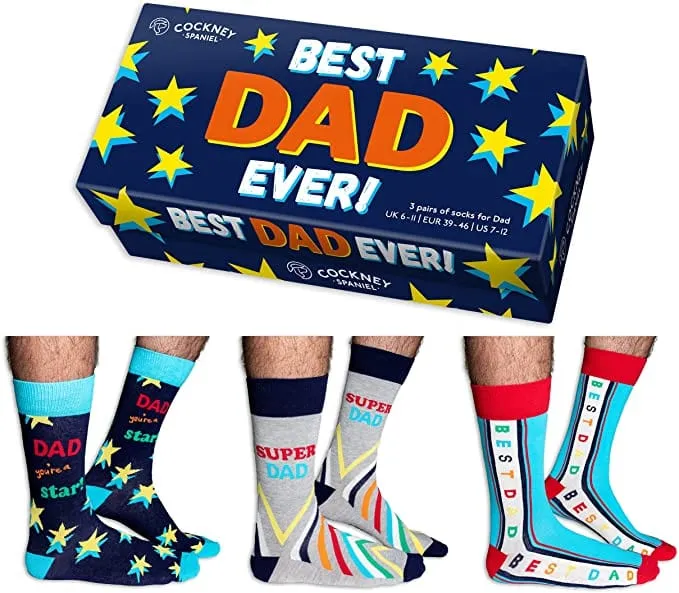 Cockney Spaniel Best Dad Ever Socks