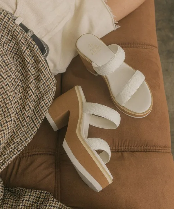 Daphne Chunky Heeled Sandal