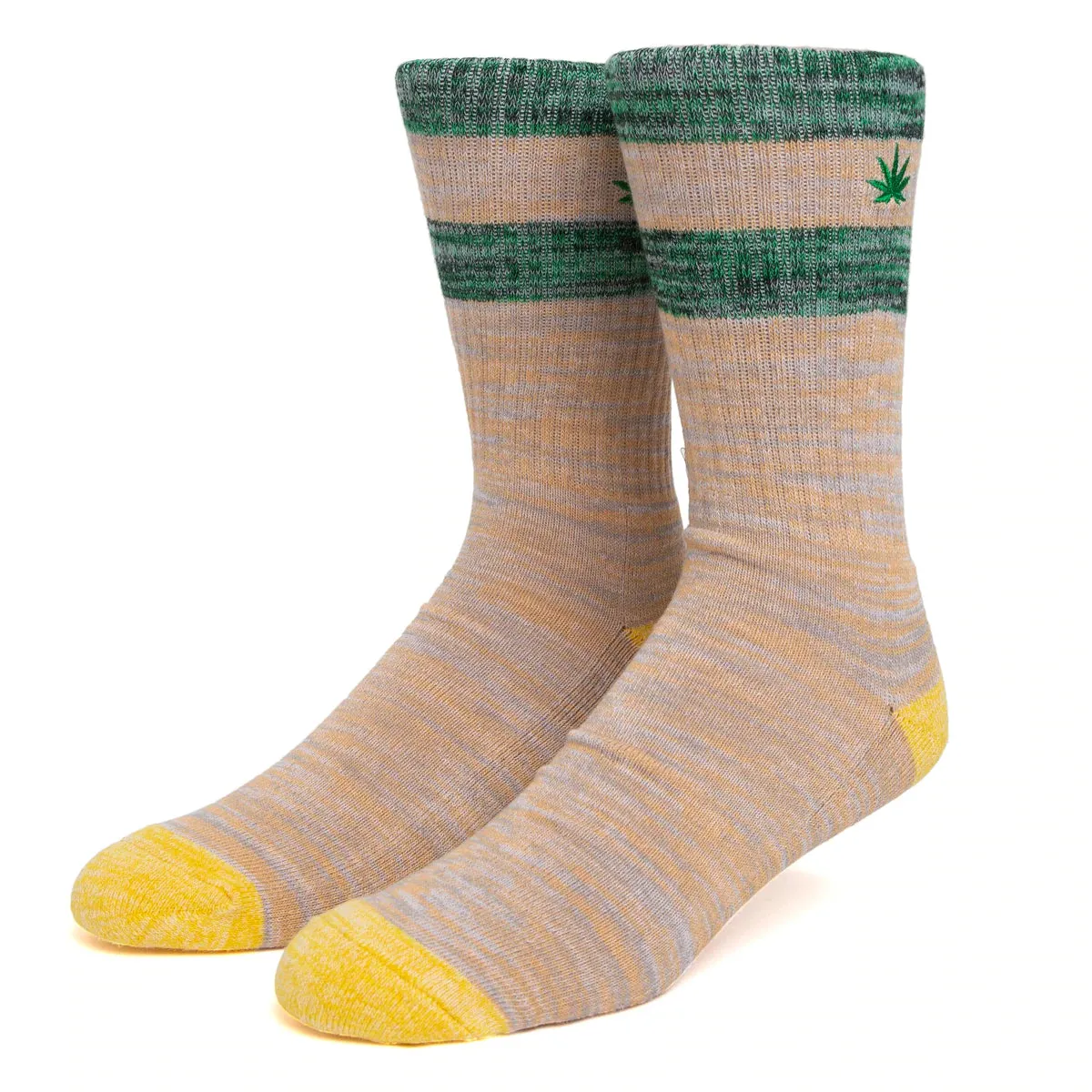 HUF Embroidered Plantlife Melange Sock