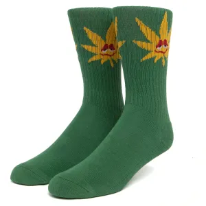 HUF Green Buddy Spotlight Sock