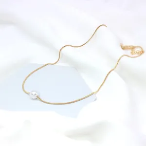 Kpop Women Neck Chain Gold Color Choker Necklaces Thin Chain On The Neck Minimalist Pendant Jewelry 2021 Chocker Collar For Girl