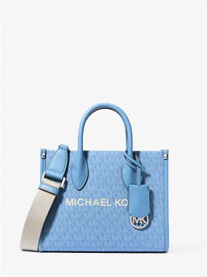 Michael Kors Mirella Small Signature Logo Tote In South Pacific