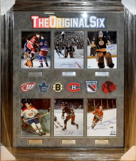 Original Six 8x10 Collage, Signed