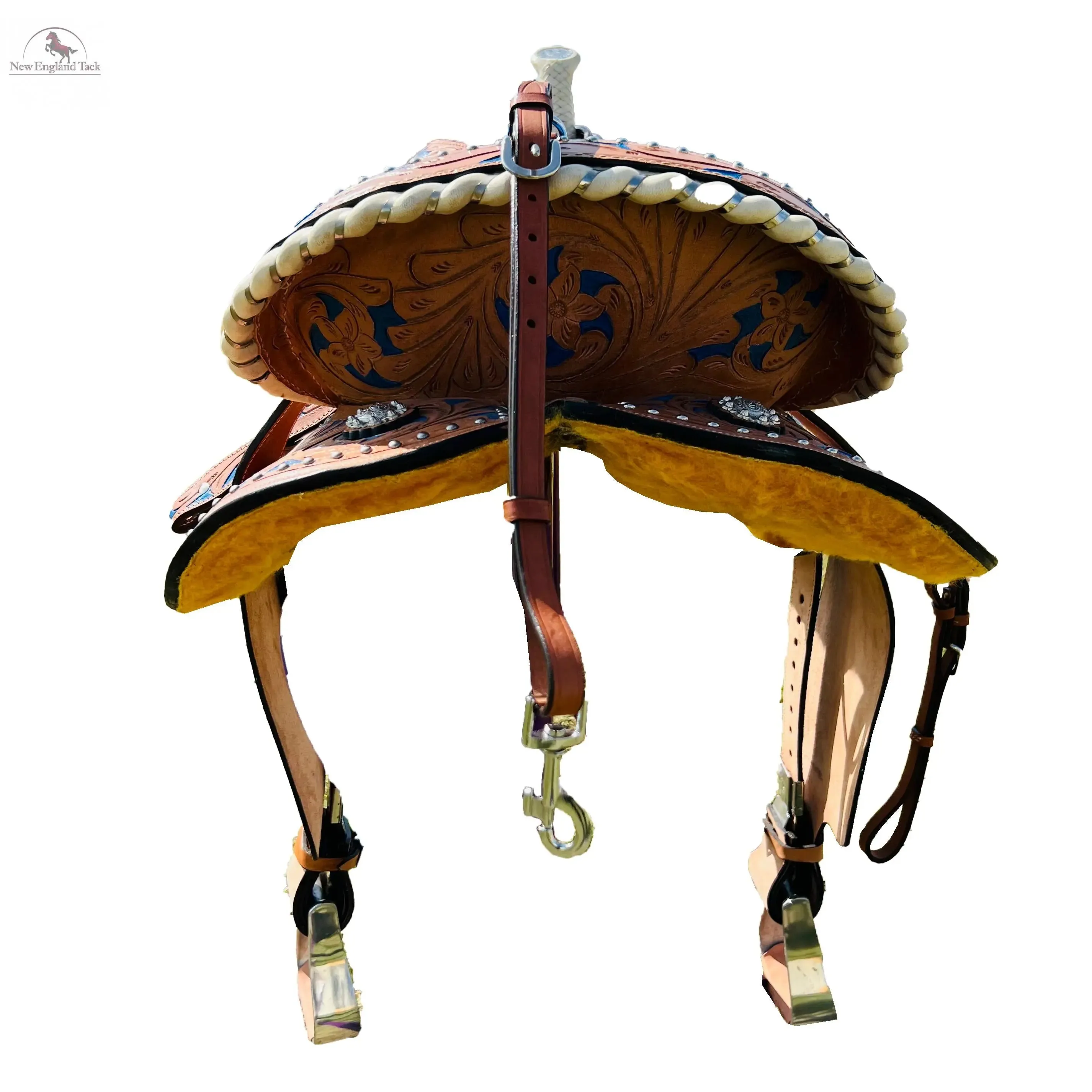 Resistance Western Horse Barrel Saddle Leather 14" 15" 16" 17" With Free Tack set