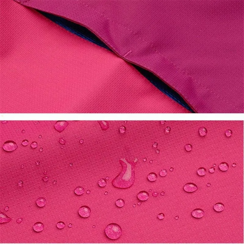 Women's Colorful Style Waterproof Windbreaker